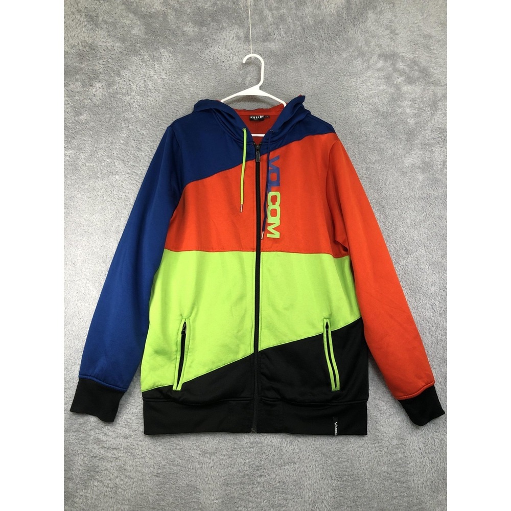 Volcom Jackets Mens Size L Multicolor Full Zip Hooded